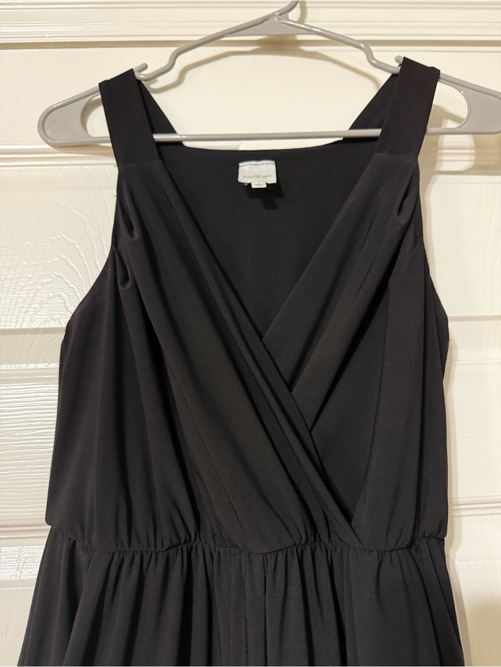 Kayleigh Sleeveless Black V-Neck Women's Jumpsuit